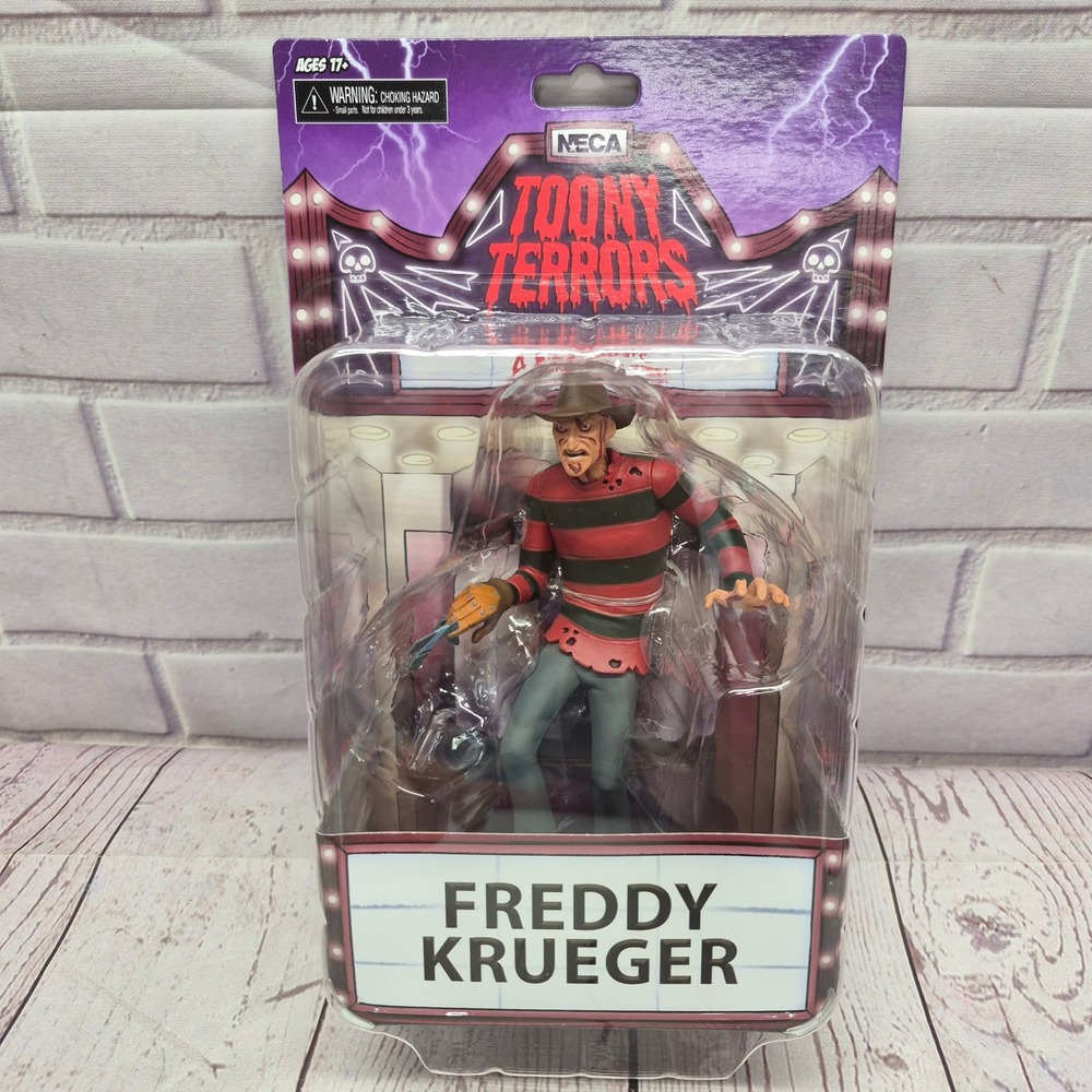 NECA Toony Terrors Freddy Krueger Nightmare on Elm Street 6 Inch Action Figure